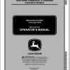 John Deere Mini Frame Z Trak 717A 727A SN 010001 Operators Manual OMTCU18172 A4 2004 1