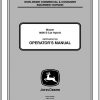 John Deere Mower 8000 E Cut Hybrid SN 020001 Operators Manual OMTCU28167 E0 2010 1