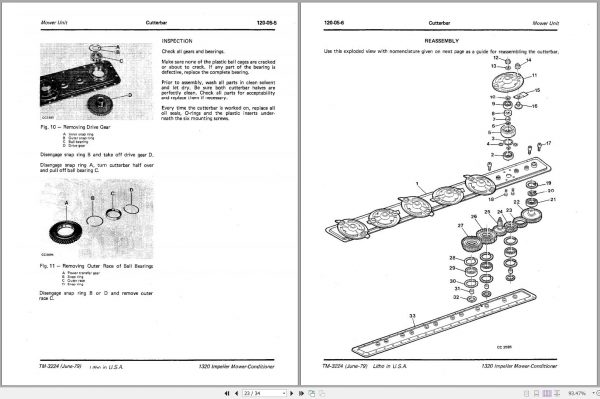 John Deere Mower Conditioners 1320 Impeller Technical Manual TM3224 2