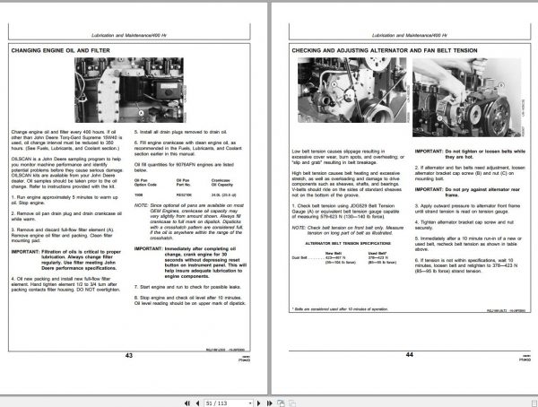 John Deere Natural Gas Engines 6076 SN 500000 Operators Manual OMRG21881 B3 2