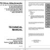 John Deere PTO Drive Attachments Rotary Mowers Snowblowers Snowthrowers Technical Manual TM1594