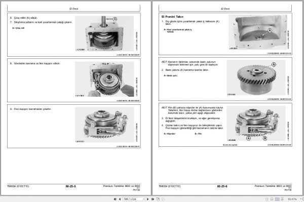John Deere Premium Tractors 6830 6930 Technical Manual TM8034 10.2010 TR 2