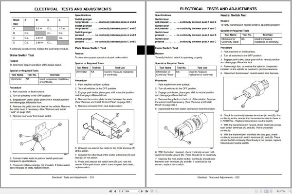 John Deere ProGator Utility Vehicle 2030 Technical Manual TM1944 11.2002 2