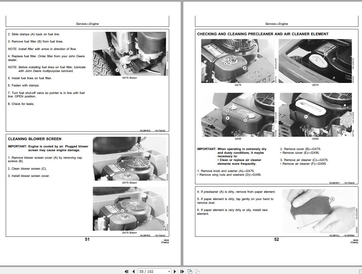 Cinghia Di Trasmissione Manuale Per JOHN DEERE GX75 GX70 GX85 - Foto 2