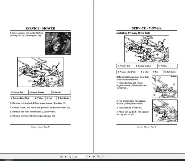 John Deere Riding Mowers SRX75 SN 065001 Operators Manual OMM121741 H5 2