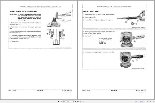 John Deere Rotary Cutters 3 6 8 9 Series Technical Manual TM1394 2