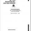 John Deere Roughage Mill Feed Grinder No 114 A Operators Manual OMC91249 1