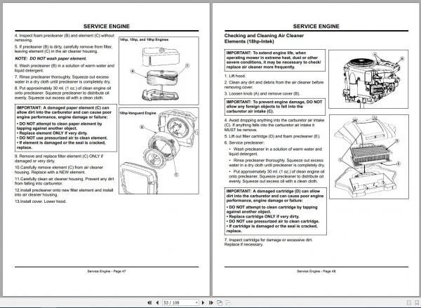John Deere Sabre Lawn Tractors 1438GS 1846HMS SN 010001 Operators Manual OMGX10485 B9 2