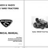 John Deere Sabre Yard Tractors 1842GV 1842HV Technical Manual TM1740 1