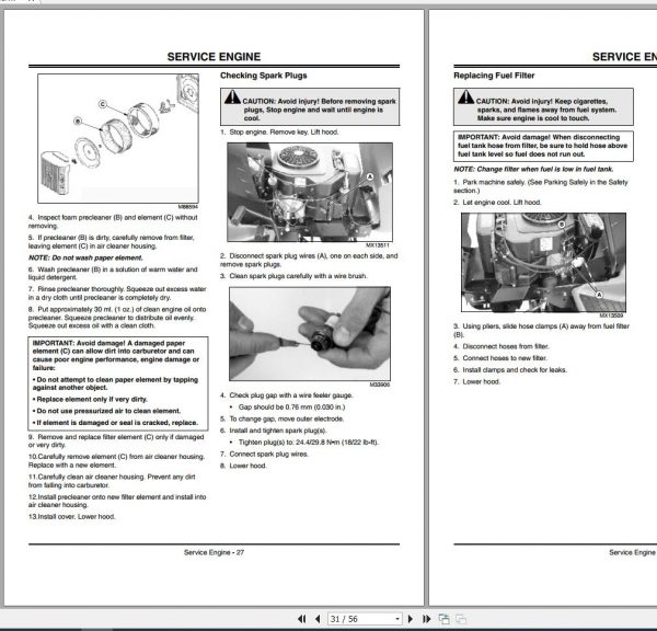 John Deere Scotts Garden Tractor GT2554 Operators Manual OMM139955 C2 2002 2