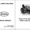 John Deere Scotts Lawn Tractors S1642 S1742 S2046 S2546 Technical Manual TM1776 11.2000 1