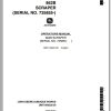 John Deere Scraper 862B SN 735855 Operators Manual OMT134623 D0 1