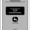 John Deere Skid Steers BA72 BA84 BP72 BP84 Operators Manual OMKV18659 J1 2001 1