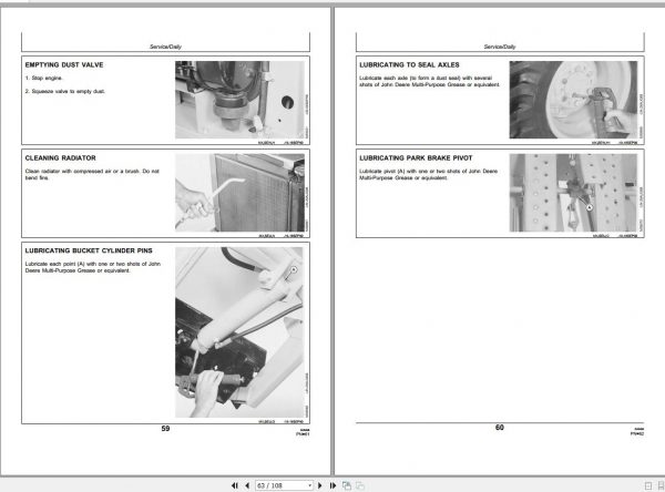 John Deere Skid Steers Loaders 575 Operators Manual OMM79634 J0 2