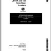 John Deere Skid Steers Loaders JD24A 125 Operators Manual OMM77699 A8 1