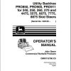 John Deere Skid Steers PRO850 PRO900 PRO911 for 240 8875 Operators Manual OMKV16796 C0 1