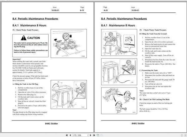John Deere Skidder 848G Operators Manual OMT186595 2