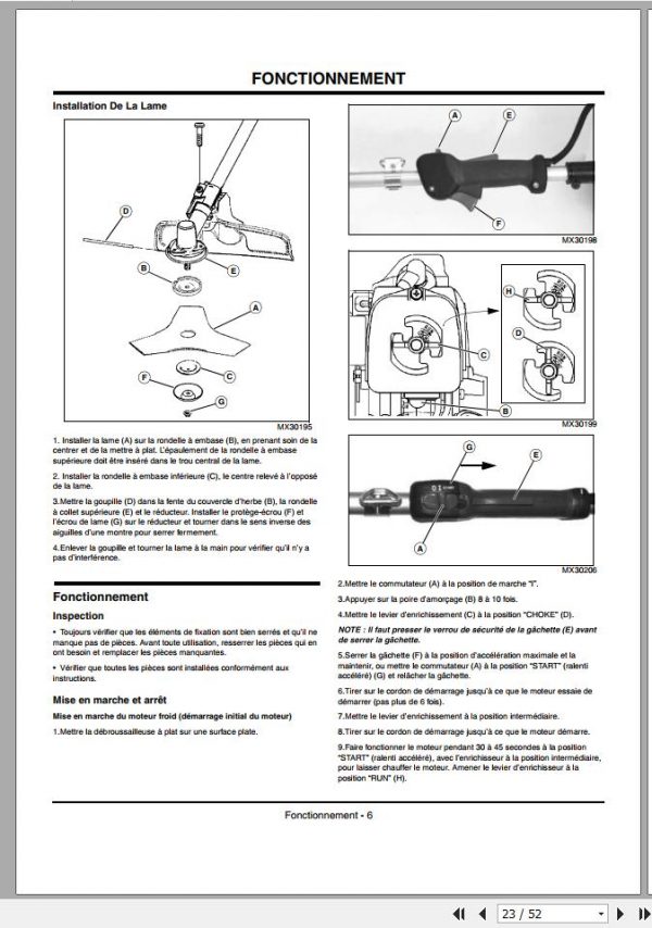 John Deere Split Boom Trimmer XT140SB LE UT15227 Operator's Manual
