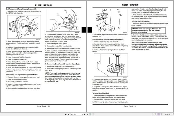 John Deere Sprayer Attachment for ProGator HD200 HD300 Technical Manual TM1829 12.2004 2