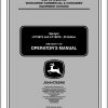 John Deere Sprayer LP19875 LP19876 55 Gallon Operators Manual OMLVU22171 C9 2009 1