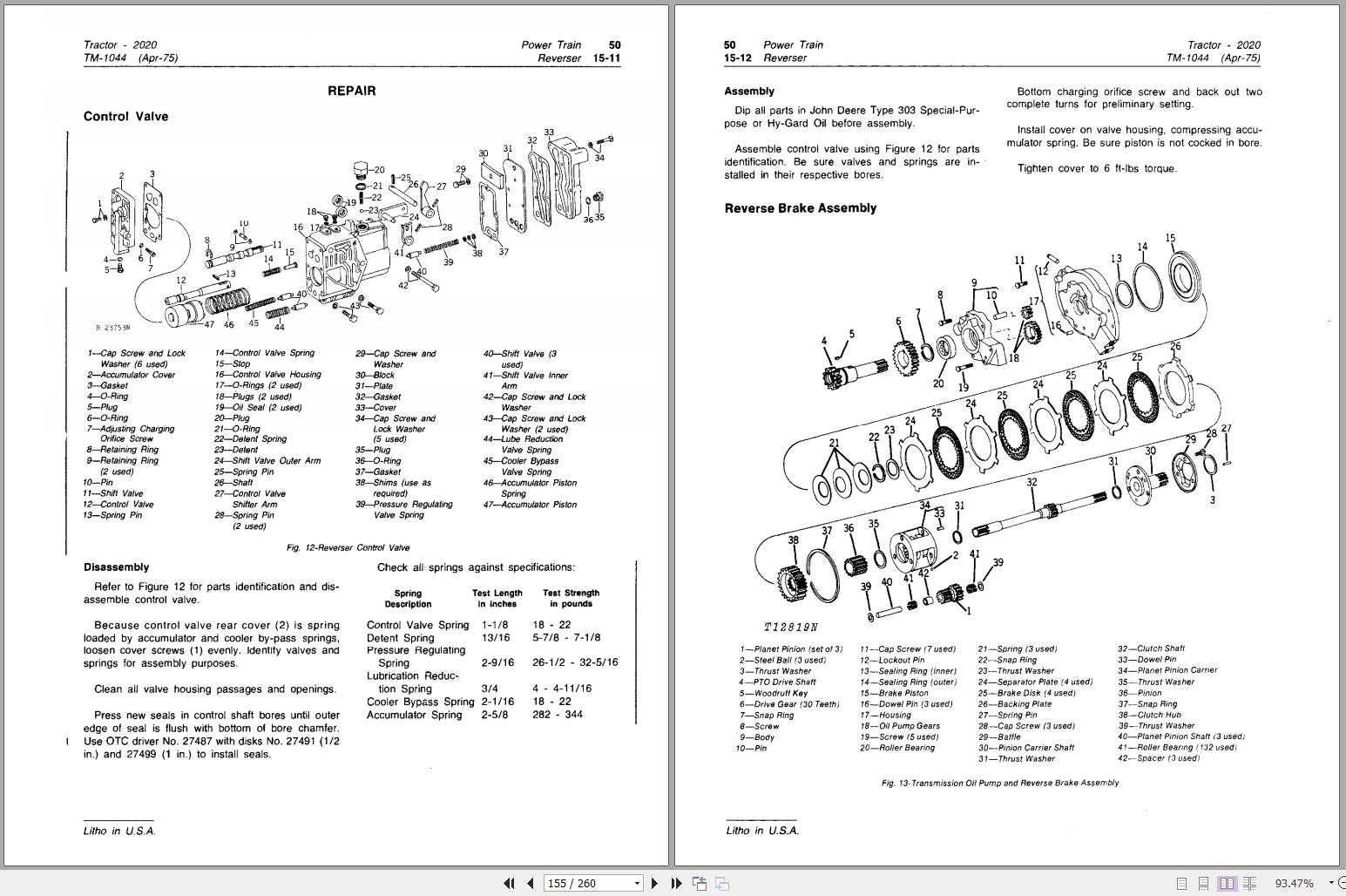 John Deere Tractor 2020 117 500 Technical Manual TM1044