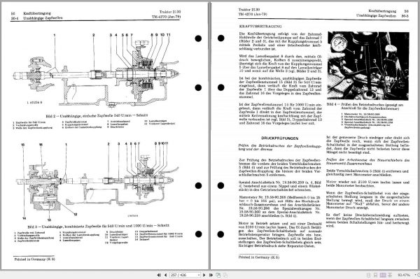 John Deere Tractor 2130 Technical Manual TM4270 DE 2