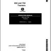 John Deere Tractor 650 750 Operators Manual OMRW15455 L4 1