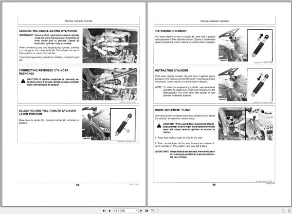 John Deere Tractor 650 750 Operators Manual OMRW15455 L4 2