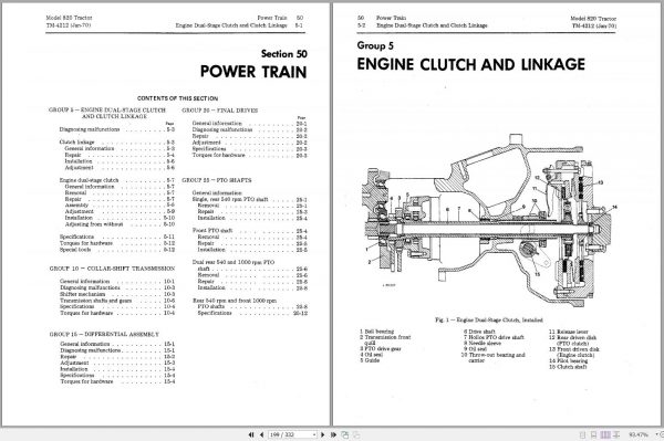 John Deere Tractor 820 Technical Manual TM4212 2