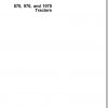 John Deere Tractor 870 970 1070 Operators Manual OMM79639 B9 1