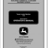 John Deere Tractor Loader Backhoe 110 SN 110001 Operators Manual 1