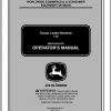 John Deere Tractor Loader Backhoe 110 SN 311000 Operators Manual OMLVU18410 B7 2007 1