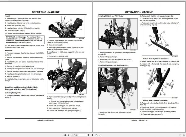 John Deere Tractor Loader Backhoe 110 SN 311000 Operators Manual OMLVU18410 B7 2007 2