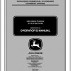 John Deere Tractor X110 X120 X140 SN 300001 Operators Manual OMGX23442 A0 2010 1