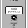 John Deere Tractor X125 X145 X165 SN 020001 Operators Manual 1