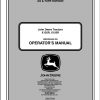 John Deere Tractor X135R 155R Operators Manual OMGX24655 G2 2012 1