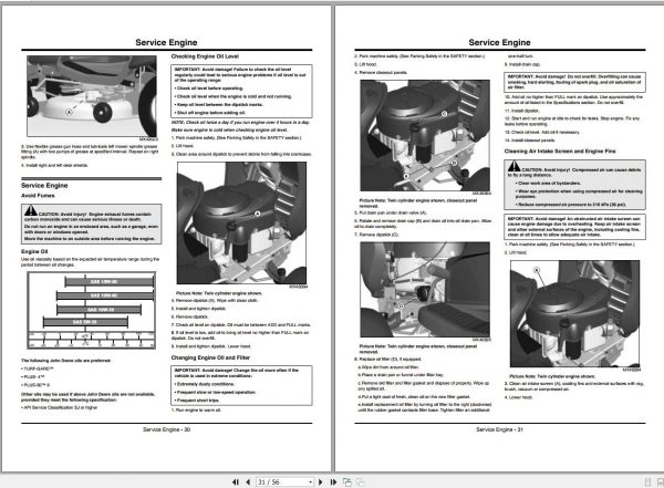John Deere Tractor X155R Operators Manual OMGX24272 H1 2011 2