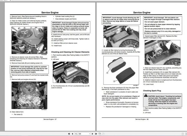 John Deere Tractor X300R SN 220001 Operators Manual OMM164738 G1 2011 2