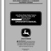 John Deere Tractor X700 X729 SN 040001 Operators Manual OMM158680 K8 2008 1