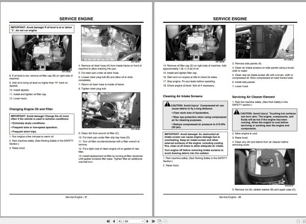 John Deere Tractor X700 X729 SN 040001 Operators Manual OMM158680 K8 2008 2