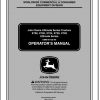 John Deere Tractor X700 X729 SN 050001 Operators Manual OMM161728 H9 2009 1