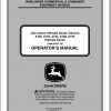 John Deere Tractor X700 X729 SN 060001 Operators Manual OMM162947 G0 2010 1