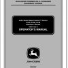 John Deere Tractor X740 X748 X749 SN 050001 Operators Manual OMM161202 I9 2009 1