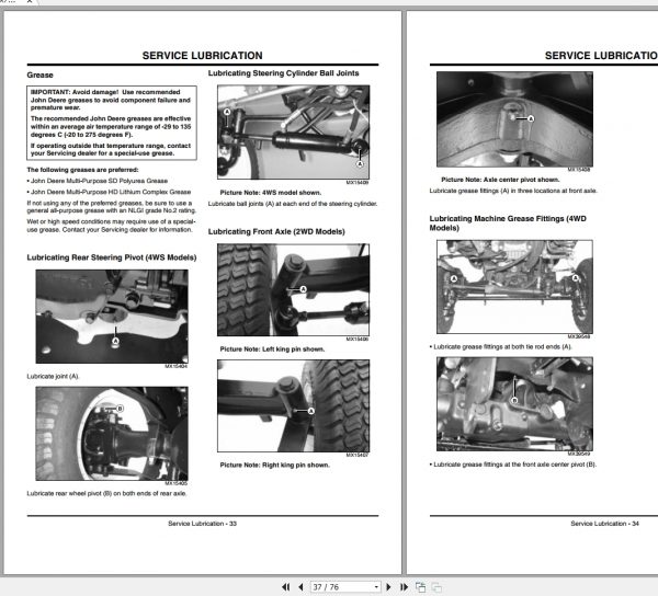 John Deere Tractor X740 X749 SN 040001 Operators Manual OMM158681 L8 2008 2