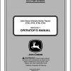 John Deere Tractor X740 X749 SN 070001 Operators Manual OMM164430 F1 2011 1
