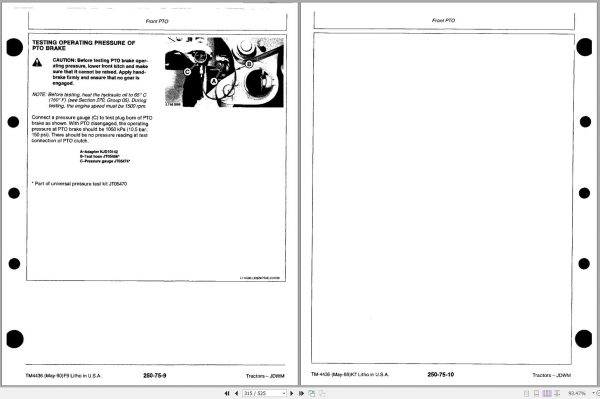 John Deere Tractors 2155 3155 Technical Manual TM4436 2