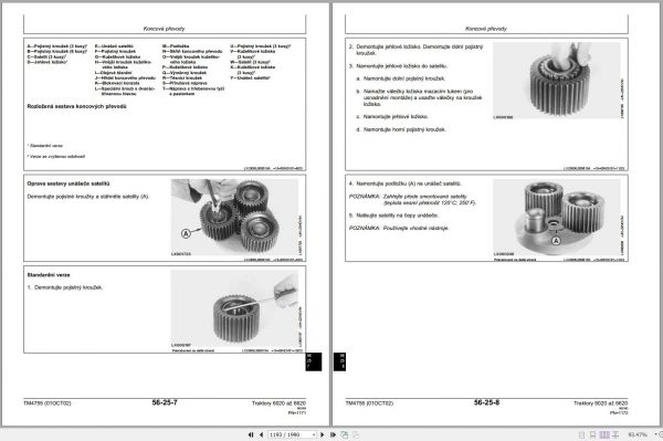 John Deere Tractors 6020 to 6620 Technical Manual TM4755 10.2002 CS 2