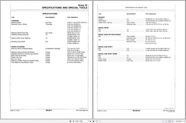 John Deere Tractors 650 750 Technical Manual TM1242 2
