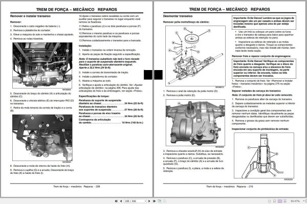 John Deere Tractors LA105 LA175 Technical Manual TM103454 12.2009 PT 2
