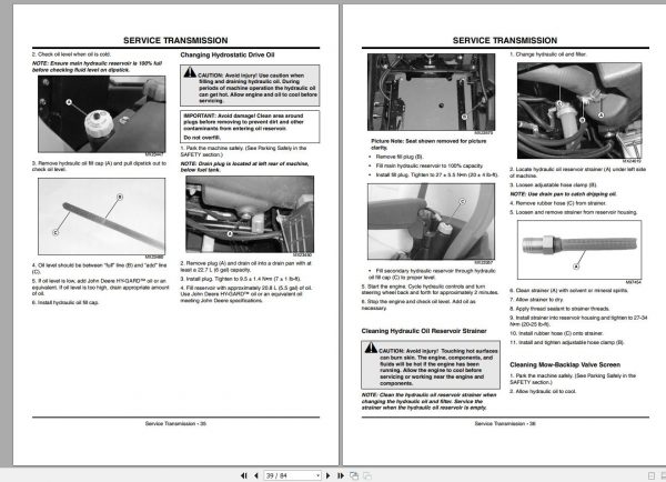 John Deere Trim Surrounds Mower 2653B SN 010001 Operators Manual 2
